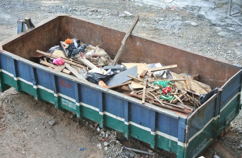 Professional home clearance team in East London removing items