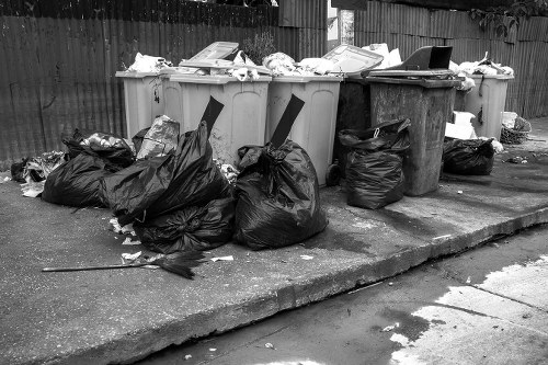 House clearance team working in Clapton Park property