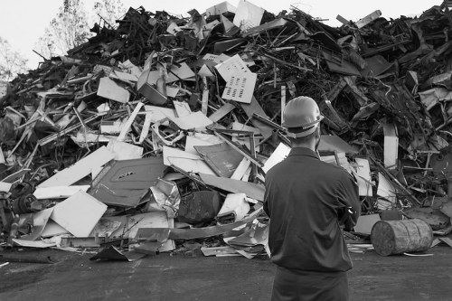 Professional team preparing for house clearance in Canning Town