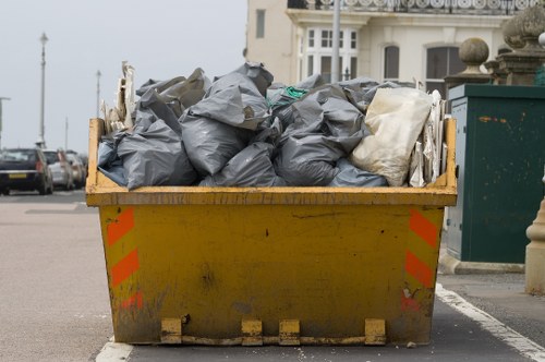 House clearance team in action in Tower Hamlets