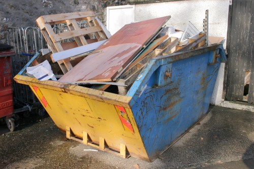 Professional house clearance team at work in Whitechapel