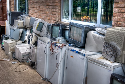 Organizing belongings before clearance