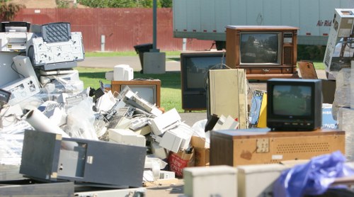 House clearance process being carried out