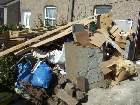 Variety of items being cleared from a home